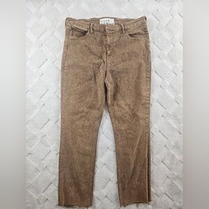Frank & Eileen Derry Illusion Jeans Womens 32 Brown